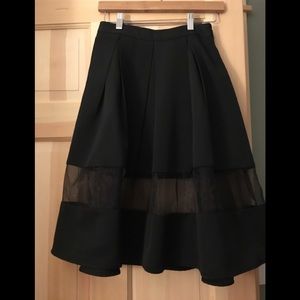Black Express Flare Skirt